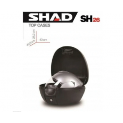 SHAD kufer centralny SH26 na 1 kask + płyta 26l